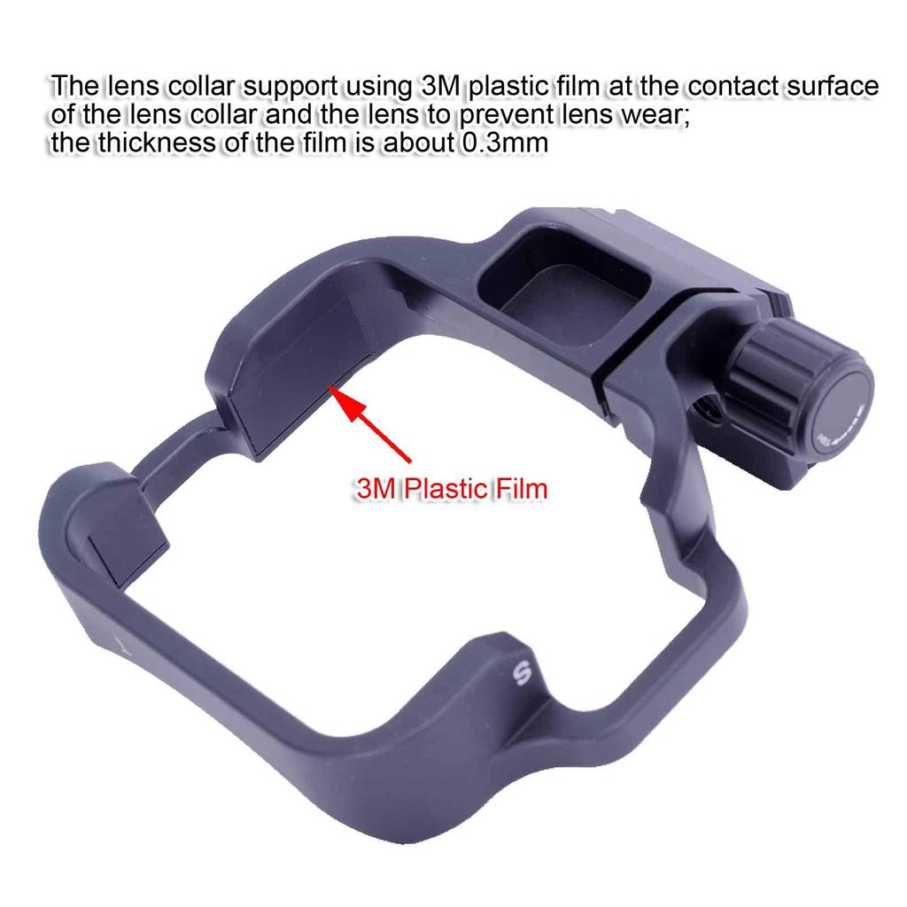 iShoot Tripod Collar Specially Designed for the Nikon Micro NIKKOR 85mm Includes Lens Support Tripod Mount and 46mm Quick Release Compatible with and