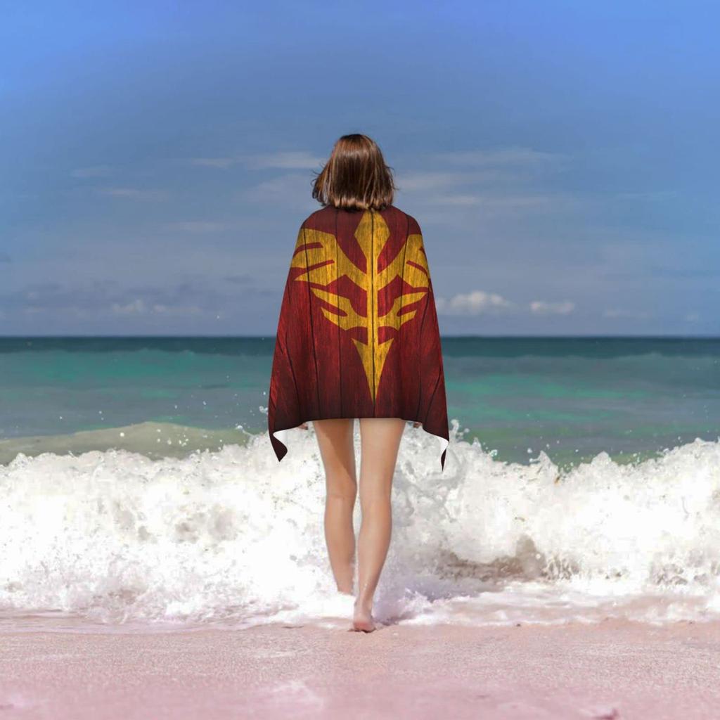 Mobile Suit Gundam Bath Towel Beach Towel Large Microfiber Absorbent Quick-Drying Antibacterial Deodorizing Towel Stylish Fluffy Soft Towel Hotel Qual