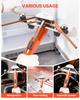 Rohrbieger-Set, 6 mm bis 22 mm, Kompakter Ratschen-Rohrbieger, Vorwärts-/Rückwärts-Handbiegewerkzeug, mit 7 Aluminiumlegierungs-Formen, für Kupfer-HVAC