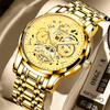 2025 Watch For Men Trendy High End Light Luxury Versatile Quartz Watches Waterproof Roman Hollow Male's Clock Watch