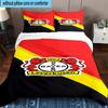 3pcs Bayer Football Club Printed Bedding Set Duvet Cover Closure Includes 1 Duvet Cover & 2 Pillowcases Bedding Sets Home Decor Gifts