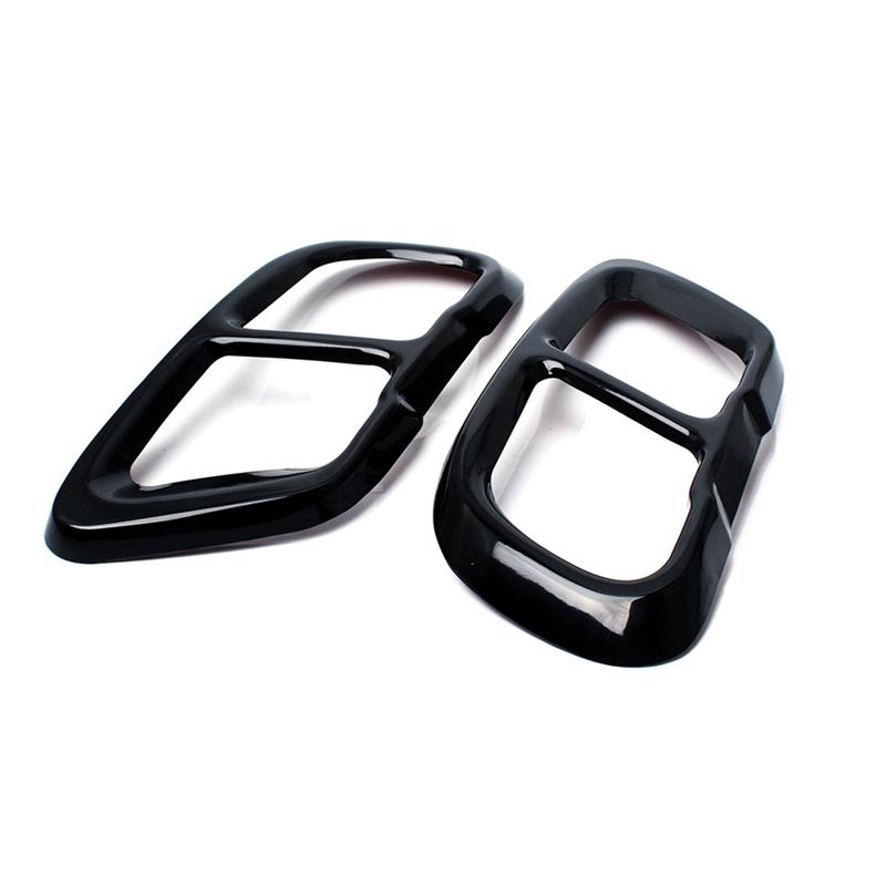 Tailpipe Muffler Exhaust Tailcap Decoration Car For BMW X5 G05 X6 G06 X7 G07 - чёрный