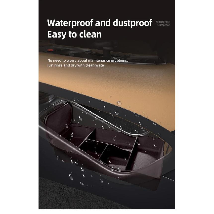For Denza D9 Silicone Storage Box Center Console under Layer Modification Special Car Interior Accessories Organizer