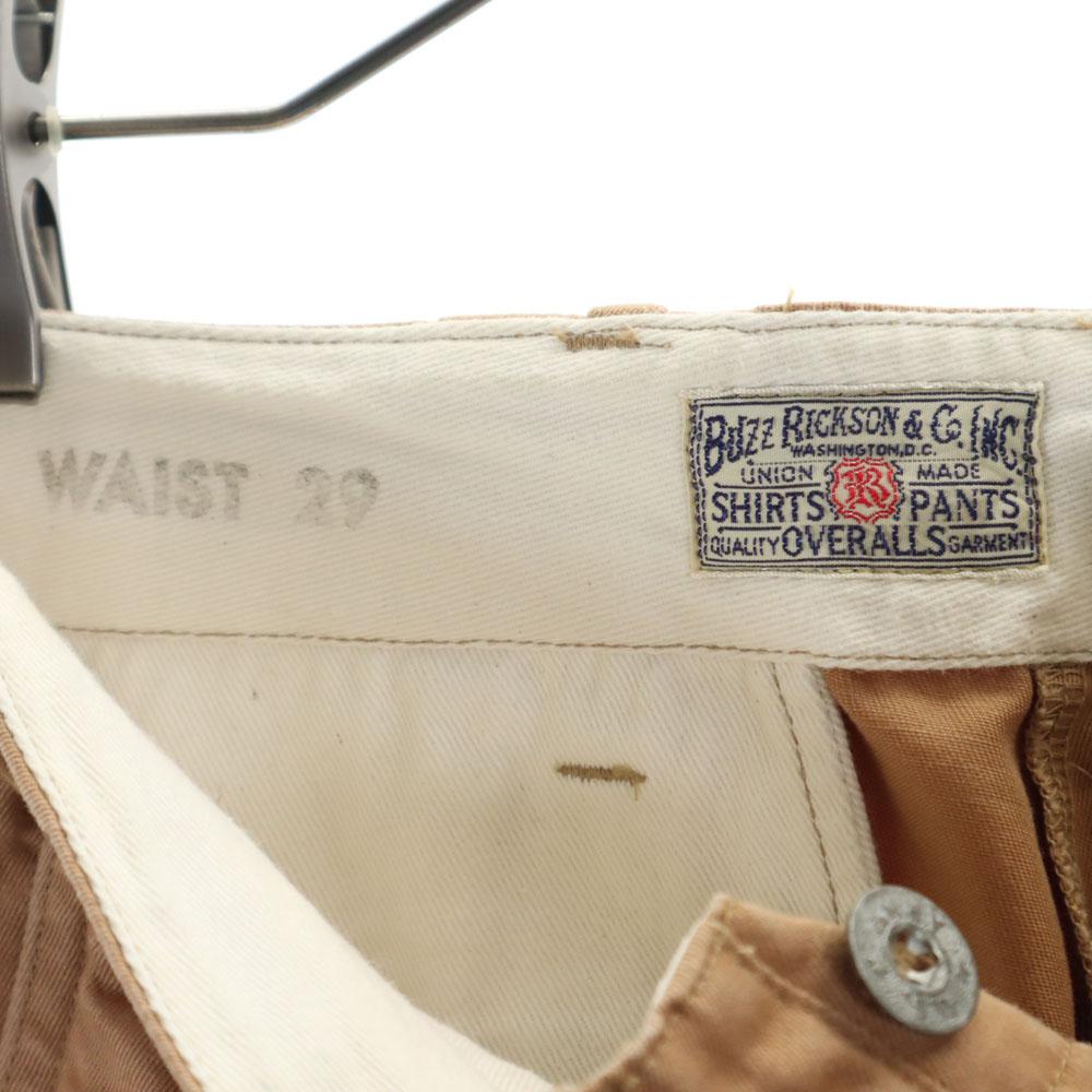 BEAMS BOY BUZZRICKSON collaboration Tapered pants w29 beige Women Used