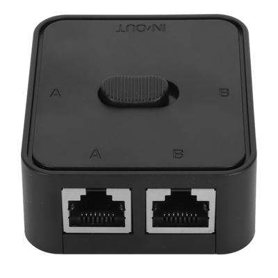 RJ45 CAT6 2 Ports Gigabit Netzwerk Switch 2 in 1 Out Netzwerk Taster Splitter Switch 1 in 2 Out