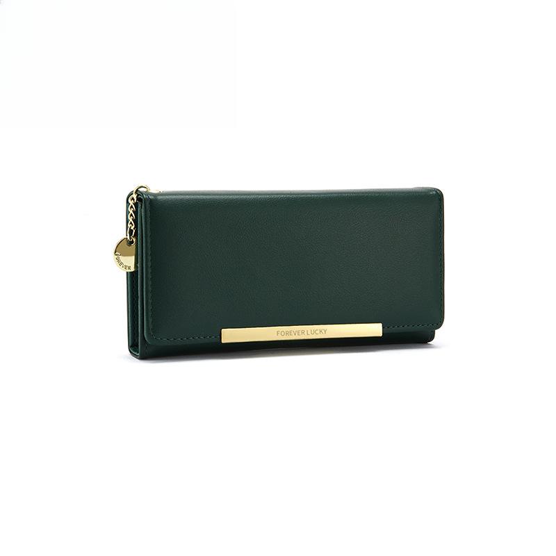 Women Wallets Double-Layer Zipper Long Wallet - Clutch Purse, Coin Pouch & Card Holder