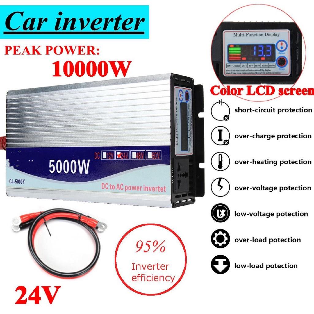 10000W Inverter peak VoltageTransformer 12V/24V/48V Modified Sine Wave Power Voltage transformer Inverter Converter 33*15*7.5cm