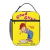 Good Guys Baseball Player Resuable Lunch Boxes Leakproof Child's Play Chucky Thermal Cooler Food Insulated Lunch Bag Kids School