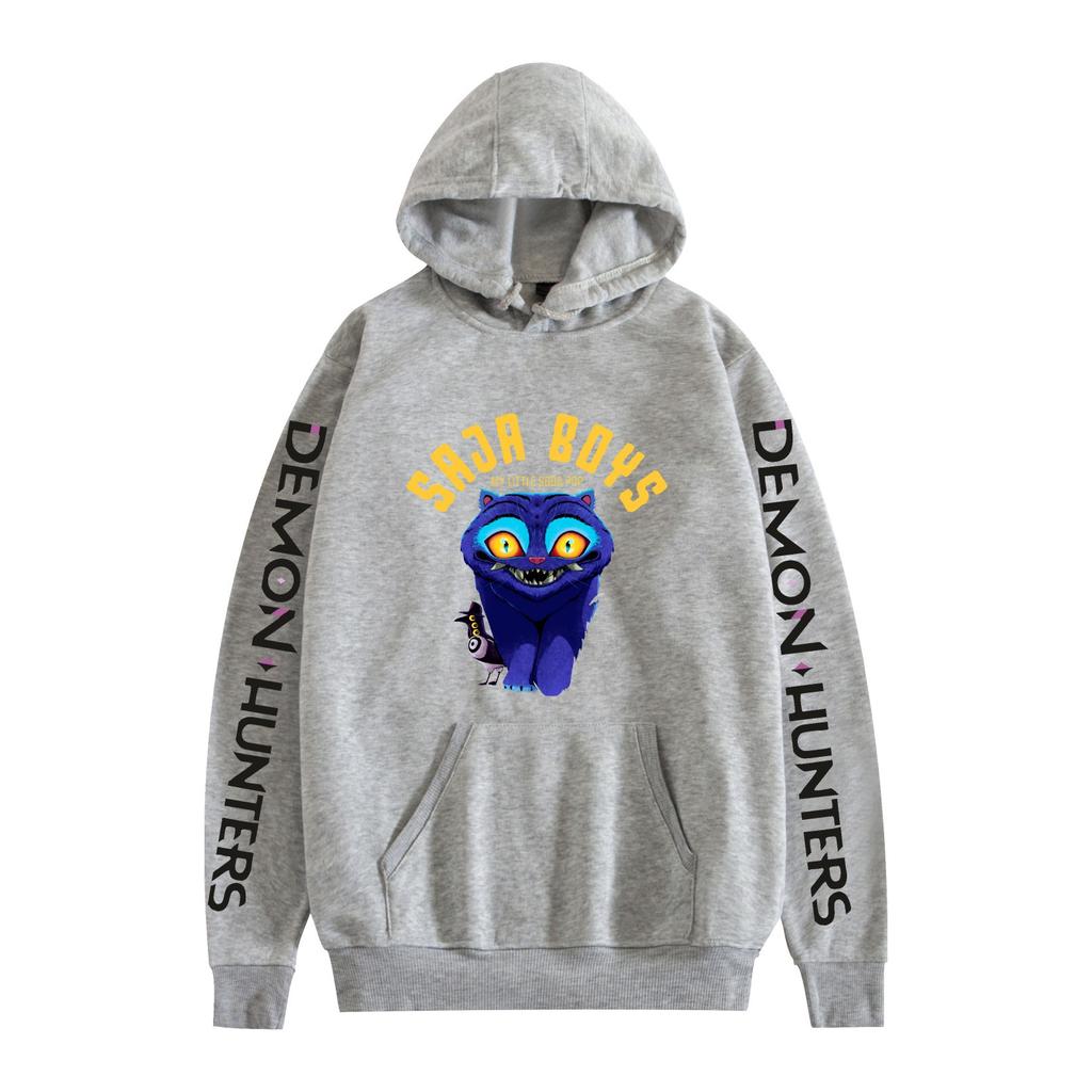 KPop Demon Hunters Anime Hoodie KPop Demon Hunters Hoodie Streetwear Hooded Sweatshirt Men Women Cosplay Sports