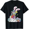 Chicken Egg Hunting Easter Bunny Ears Farm Animal Spring T-Shirt
