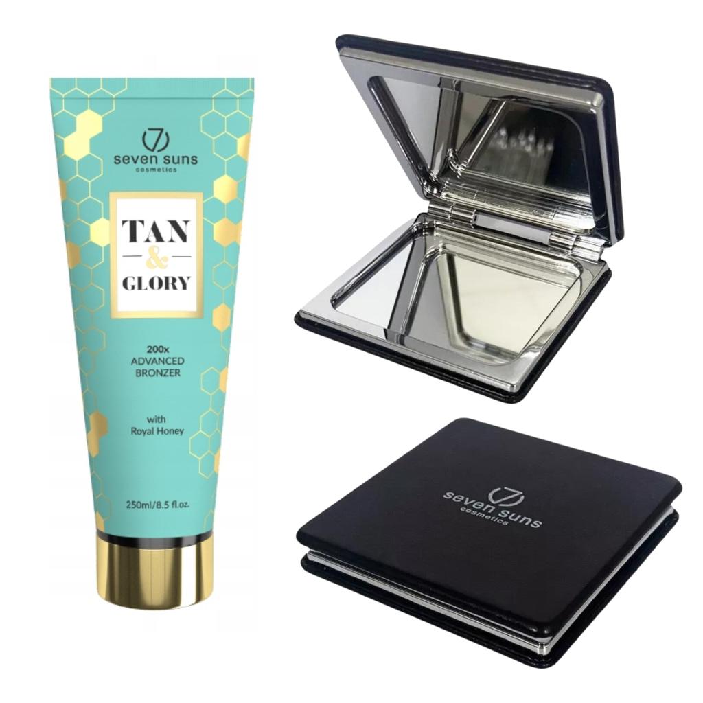 7suns Tan&Glory 200x Mega Bronzer Edition + Free Double Mirror
