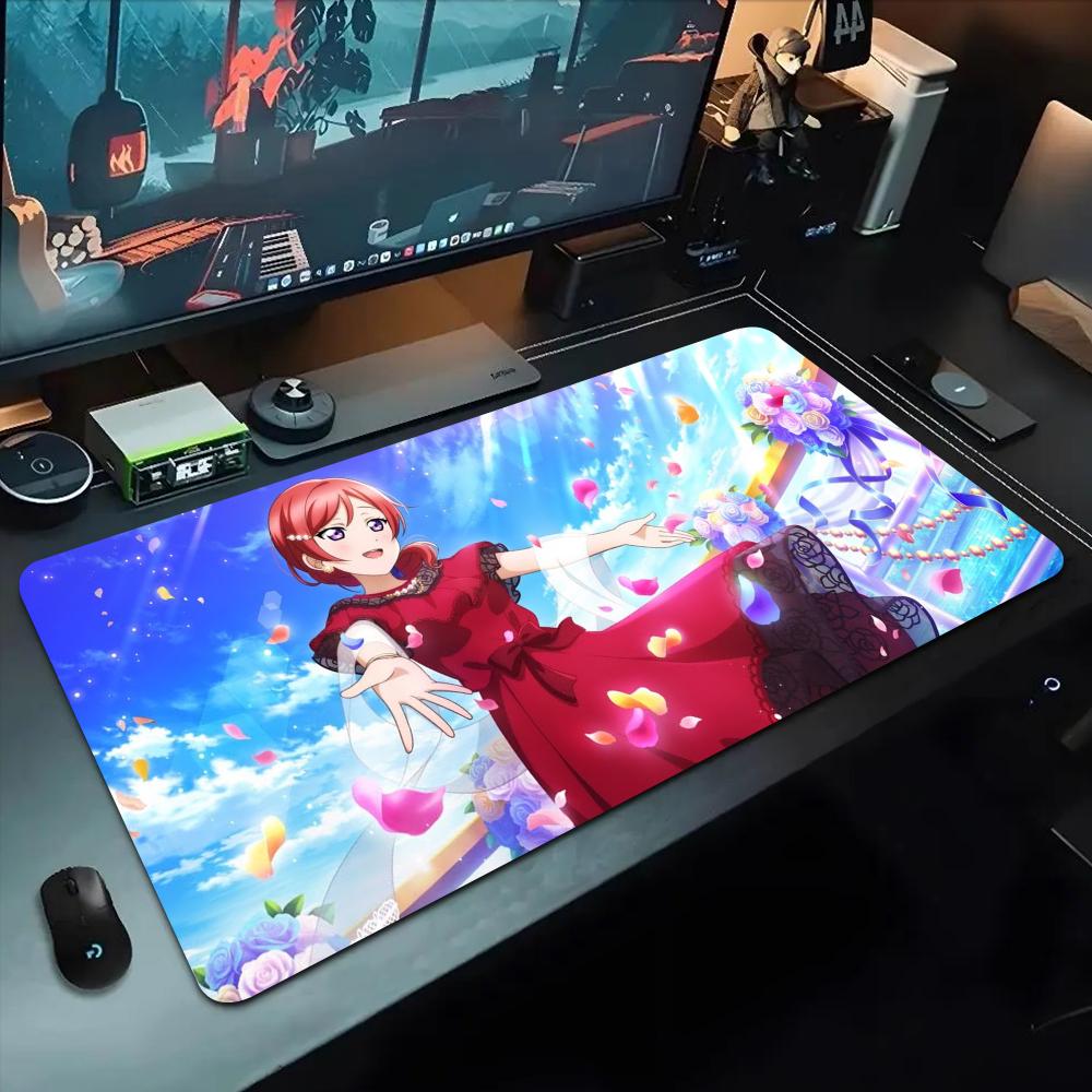 maki nishikino Mouse Pad 500X1000 mm Large Gaming Mousepad Gamer XL Rubber Otaku Keyboard Pad Laptop Desk Mat