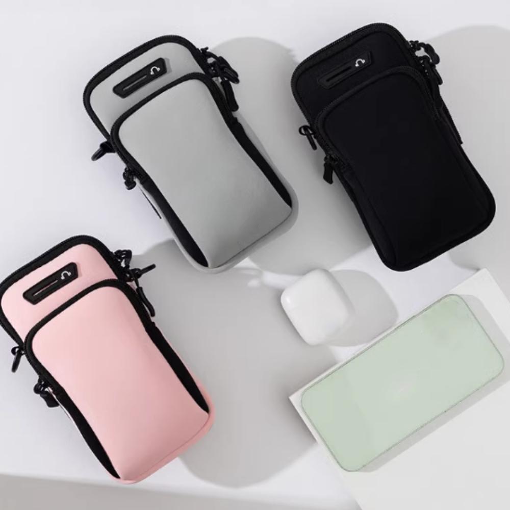 

Neoprene Phone Protective Pouch 7-inch Sports Phone Arm Bag Running Phone Bag Universal чорний