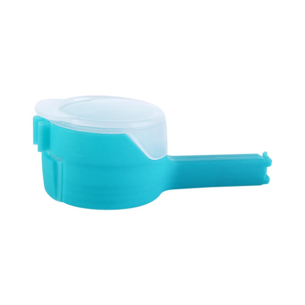 Plastic 1Pcs with Lid Sealing Food Storage Bag Fresh Keeping Snack Clamp Sealer Food Saver Bag Clip