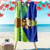 Snufkin Art Print Beach Towel, Large Soft Quick Dry Towel for Beach Camping Swimming