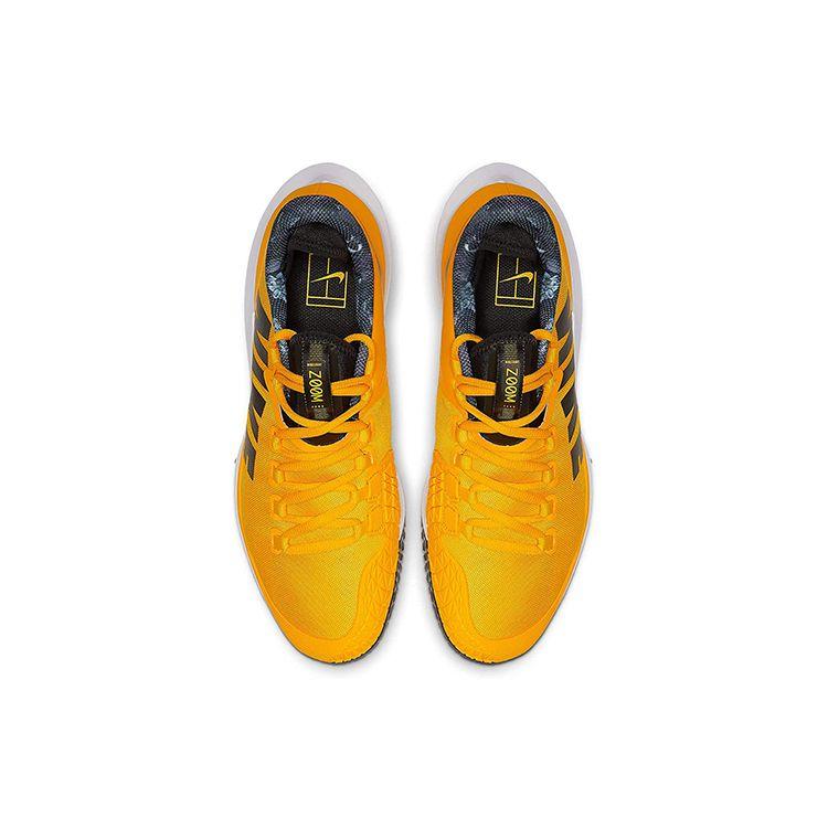 Nike Court Air Zoom Zero HC University Gold Men Sneakers Black White Volt-Glow AA8018-700