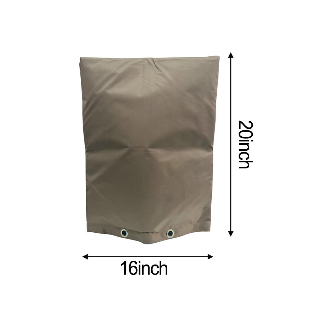 

Winter Protection For Backflow Devices Insulated Covers For Pipes Sprinklers Backflow Preventer Cover 16W*20Hinch,24W*24Hinch