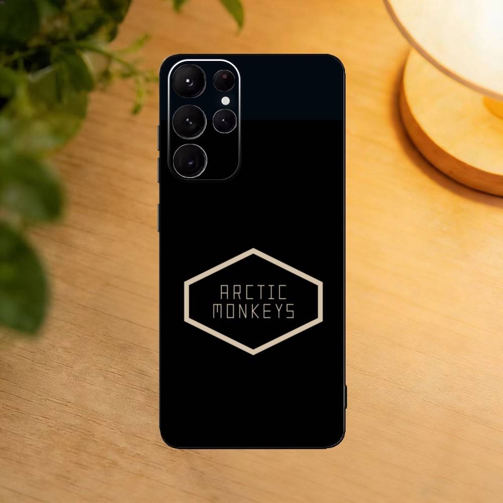 Logo A-Arctic M-Monkeys Band Phone Case For Samsung S25,S24,S21,S22,S23,S30,Ultra,S20,Plus,Fe,Lite Black Shell