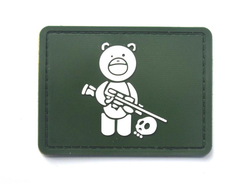 Bear Rhino Frog Seal Velcro PVC Morale Patch for Armband