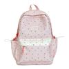 Student Schoolbag Large Capacity Multi-Function Backpack Dot Bow Print Women's Lightweight Backpack