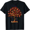 Autumn Fall Leaves Tree and Forest Creatures Mens Womens Kids T-Shirt