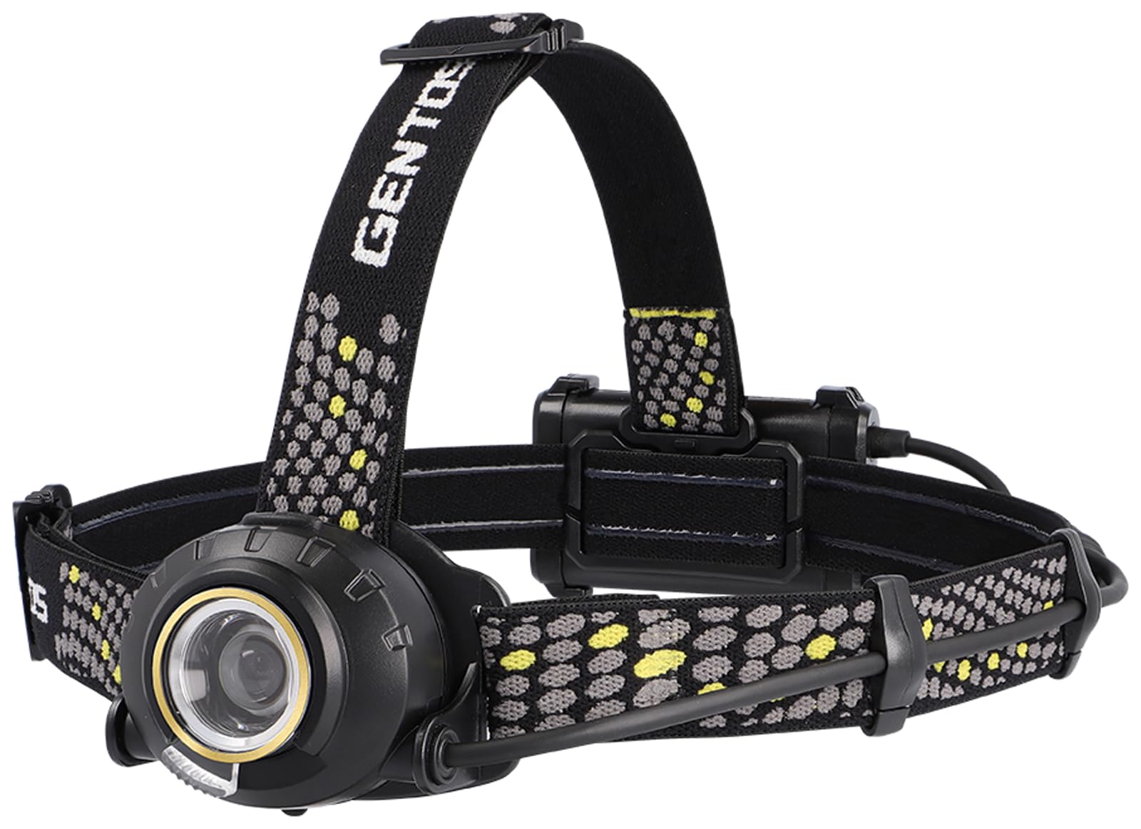 

GENTOS LED USB 630 8 часов работы Задний вид Требуется аккумулятор или 3 батарейки AA HLP-2503 Налобный фонарь, Перезаряжаемый, Люмены, чёрный