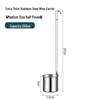 Stainless Steel Food-Grade Funnel with Filter Mesh, Small Caliber for Kitchen Use, Ideal for Pouring Oil and Wine Making