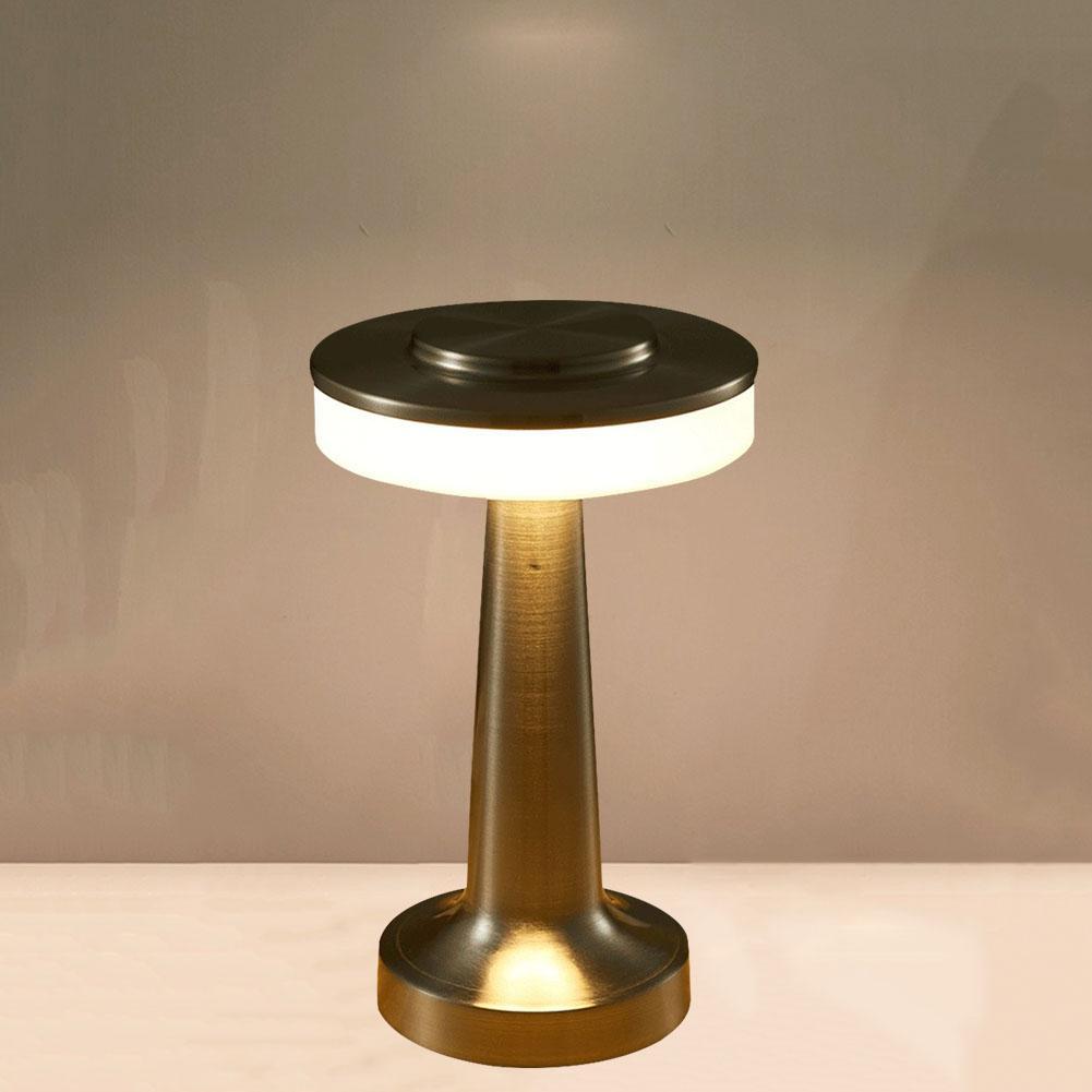 Dumbbell Shape Touch Control Lamp Creative Wireless Table Light 3 Dimmable Color Bedside Sleeping Light for Bedroom