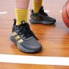 Adidas OwnTheGame 2.0 K Slip Resistant Abrasion Resistant Mid top Children's Basketball Shoes Gray Black Kids' GZ3381