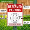 Metal Parking Sign - Rust-Proof Aluminum, Fade Resistant, Business Towing Warning