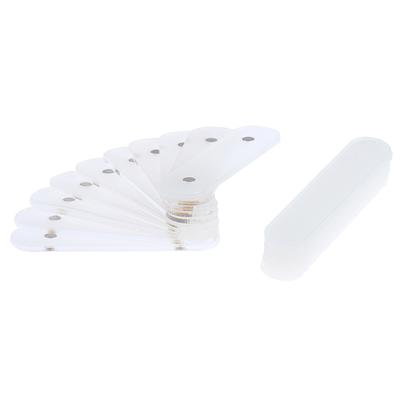 10 Stück Nail Art Tipps Stäbchen Nagel Display Acrylstreifen Übungspalette Maniküre