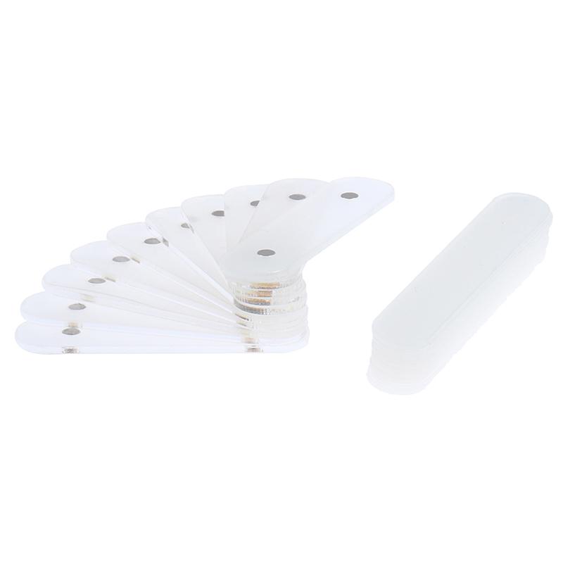 10Pcs Nail Art Tips Sticks Nail Display Acrylic Strips Practice Palette Manicure