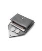 Fennec Crinkle Triangle Triple Wallet - Metal Gray