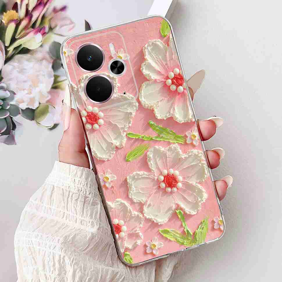Bumper Clear Case For Realme 14 5G Soft Transparent Cases Silicone Shockproof Cover For Realme 14 14X Pro Realme14Pro Fundas