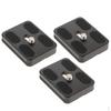 3 of Pack Plate 50mm for Camera Tripod
