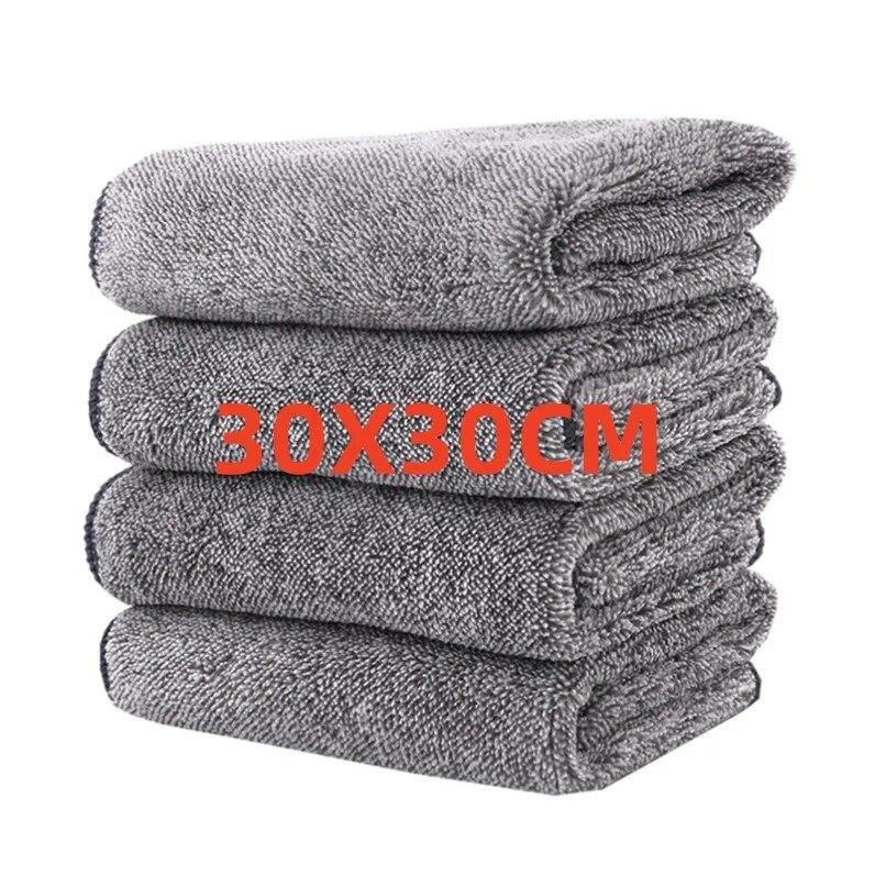 Kitchen Towel Set, Bamboo Fiber Kitchen Towel Soft Cloth, Absorbent Cleaning Cloth, Cloth