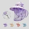 Summer Sun Women Hat Large Brim Protection Cap Detachable Breathable Mesh Travel