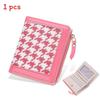 Simple Thousand Bird Pattern Women Casual Square Short Wallet For Daily Use