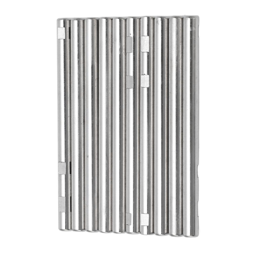 10Pcs Brushless Motor Shaft Stainless Steel 4mm Dia Motor Shaft for RC Car Airplane Boat Silver