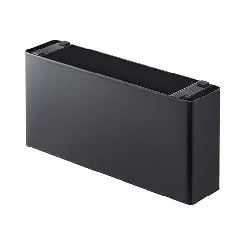 Yamazaki Tower Tool Stand, Wide, Black, 30cm W x 6.8cm D x 14.3cm H, Slim Depth, Removable Divider, Fits Sheet Cutting Boards, 8147