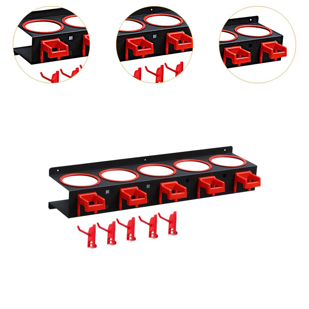 Wall Mount Car Wash Spray Bottle Storage Rack Detailing Brush Organizer  Spray Can Holder Bracket for Car Beauty Garage Home