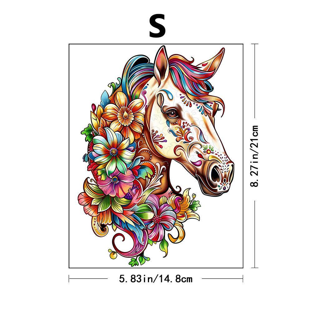 Tree of Life Wooden Puzzle - Irregular Small Animal Shape Blocks Wooden High Difficulty Children Adult Puzzle Toy Cat Puzzle Dog Unicorn 70~210pcs