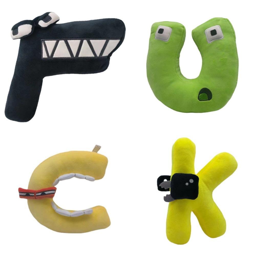 HEET Knuffelpoppen Engelse Alfabet Lore Legende Knuffelpop Kinderen Verlichting Onderwijs Schattig Speelgoedpop Kerst- en verjaardagscadeaus