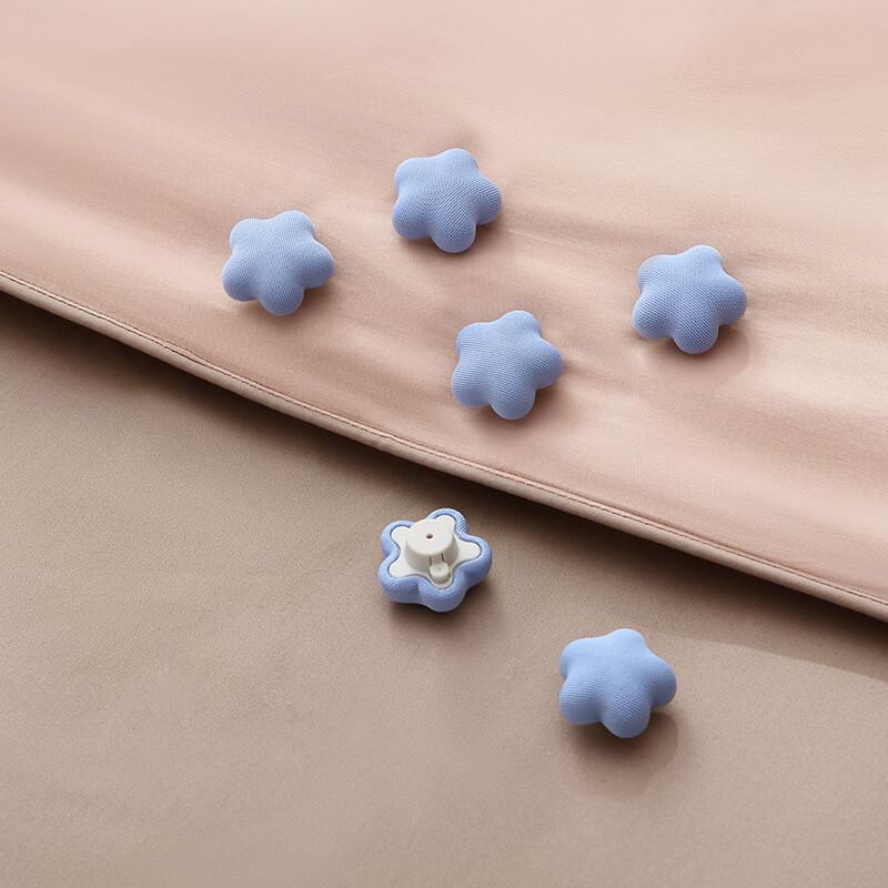 Plum Blossom Quilt Fasteners with One-Key Unlock