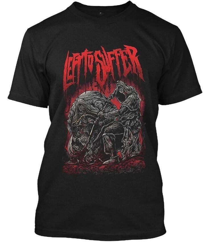 

Left to Suffer Band Black T Shirt All Size S5XL KK2261 Unisex T-Shirt M