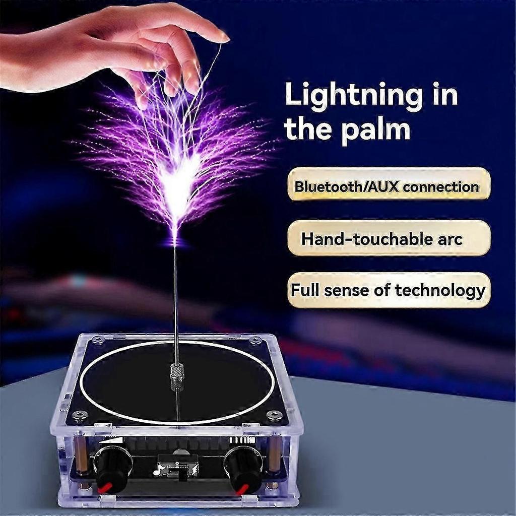 Bluetooth Music Coil, Touchable Artificial Spark Arc Generator, Science Teaching Experiment Tool Eu Plug