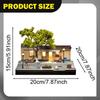 1/64 Scale Model Car Display Case Showcase Organizer Street View Diorama Ornament Decoration