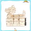 Electric Wooden Dragon Boat Assembly Set Children Science Education Toys