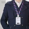 Universal Retractable Lanyard Badge Holder for Employee or Student ID Cards