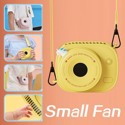 Kids Camera Mini Fans Strong-Wind Outdoor Cooling Fan For Kids Boys Girls